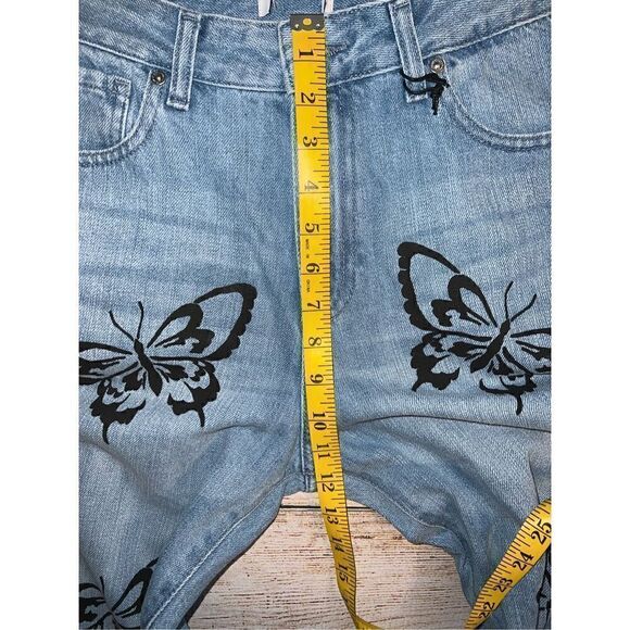 Forever 21 Butterfly Graphic Jeans (Sz 27) - Picture 7 of 11